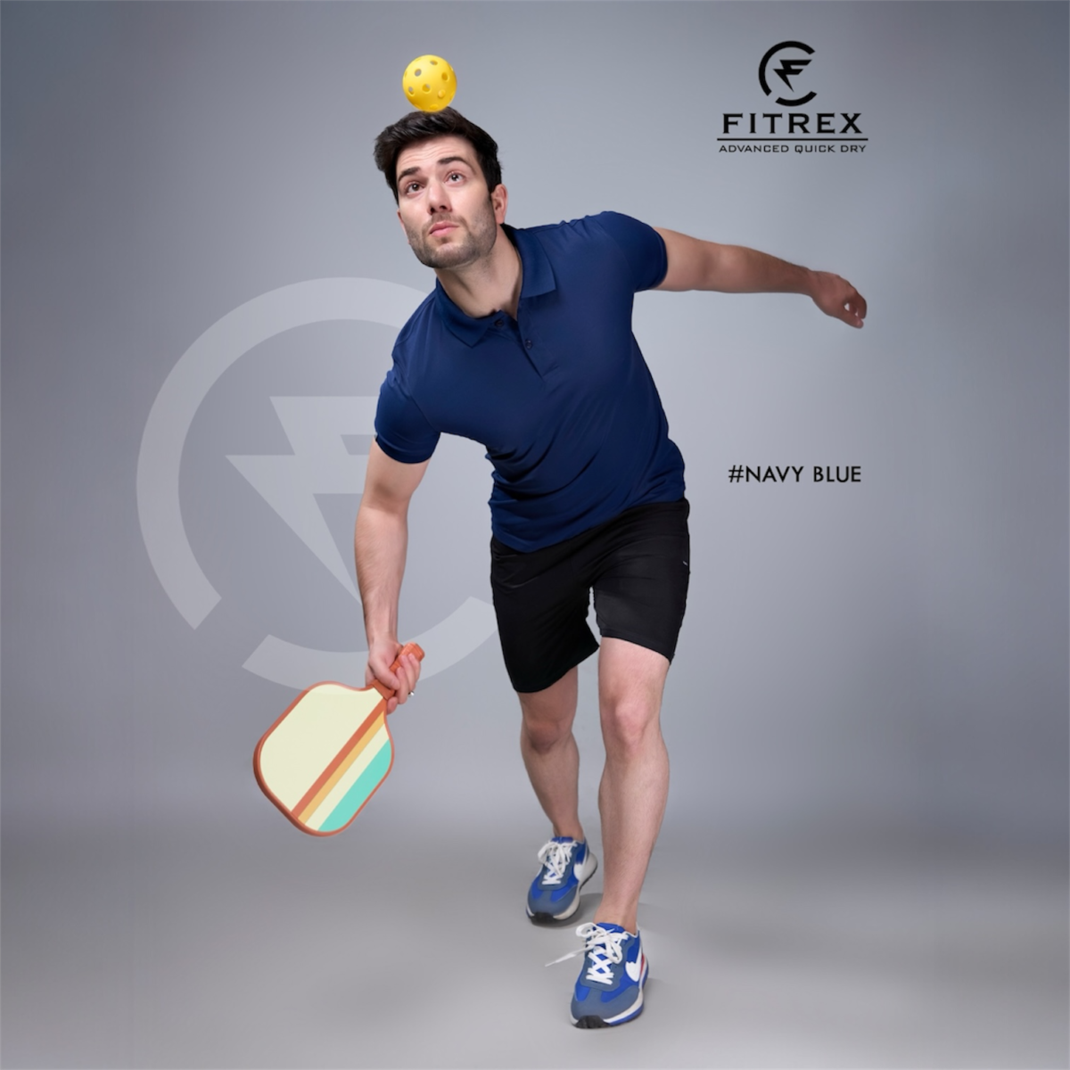 Fitrex Mens Plain Collar Half Sleeve